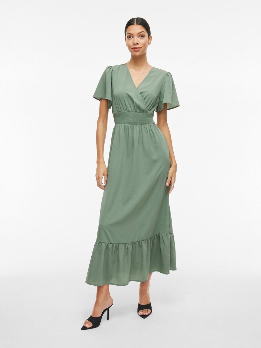 VILA KURZARM MAXIKLEID, Laurel Wreath, highres - 14109687_LaurelWreath_003.jpg