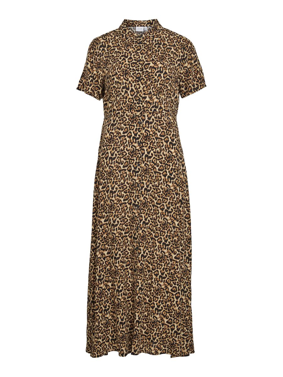 VILA MAXI SHIRT DRESS, Birch, highres - 14109513_Birch_1214008_001.jpg