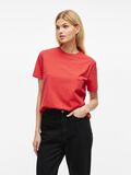 VILA VINORA ROUND NECK T-SHIRT, Paprika, highres - 14103448_Paprika_003.jpg