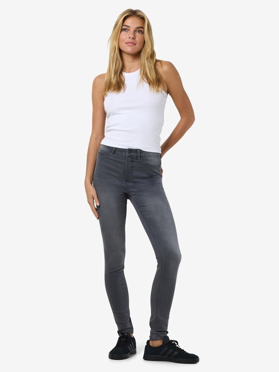 Noisy May NMCALLIE SKINNY FIT JEANS, Medium Grey Denim, highres - 27034276_MediumGreyDenim_004.jpg