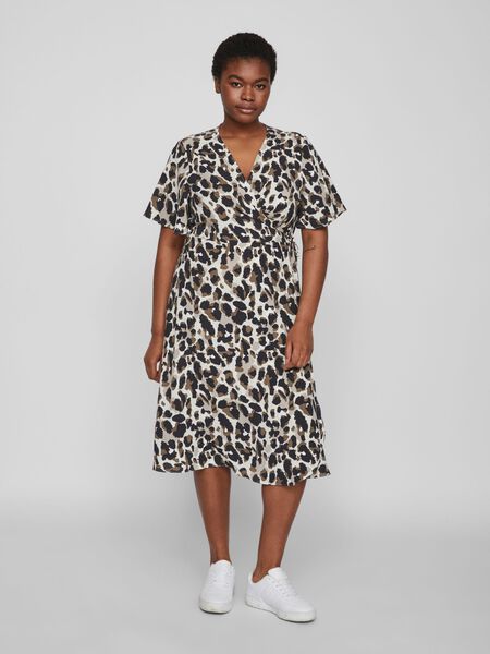 Vila CURVE - WRAP DRESS, Birch, highres - 14087011_Birch_1063100_003.jpg