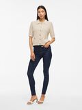 VILA VIGEORGIE SHORT SLEEVED KNITTED CARDIGAN, Birch, highres - 14108101_Birch_005.jpg