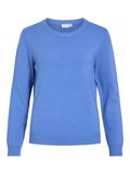 VILA VIRIL ROUND NECK KNITTED PULLOVER, Regatta, highres - 14054177_Regatta_958812_001.jpg