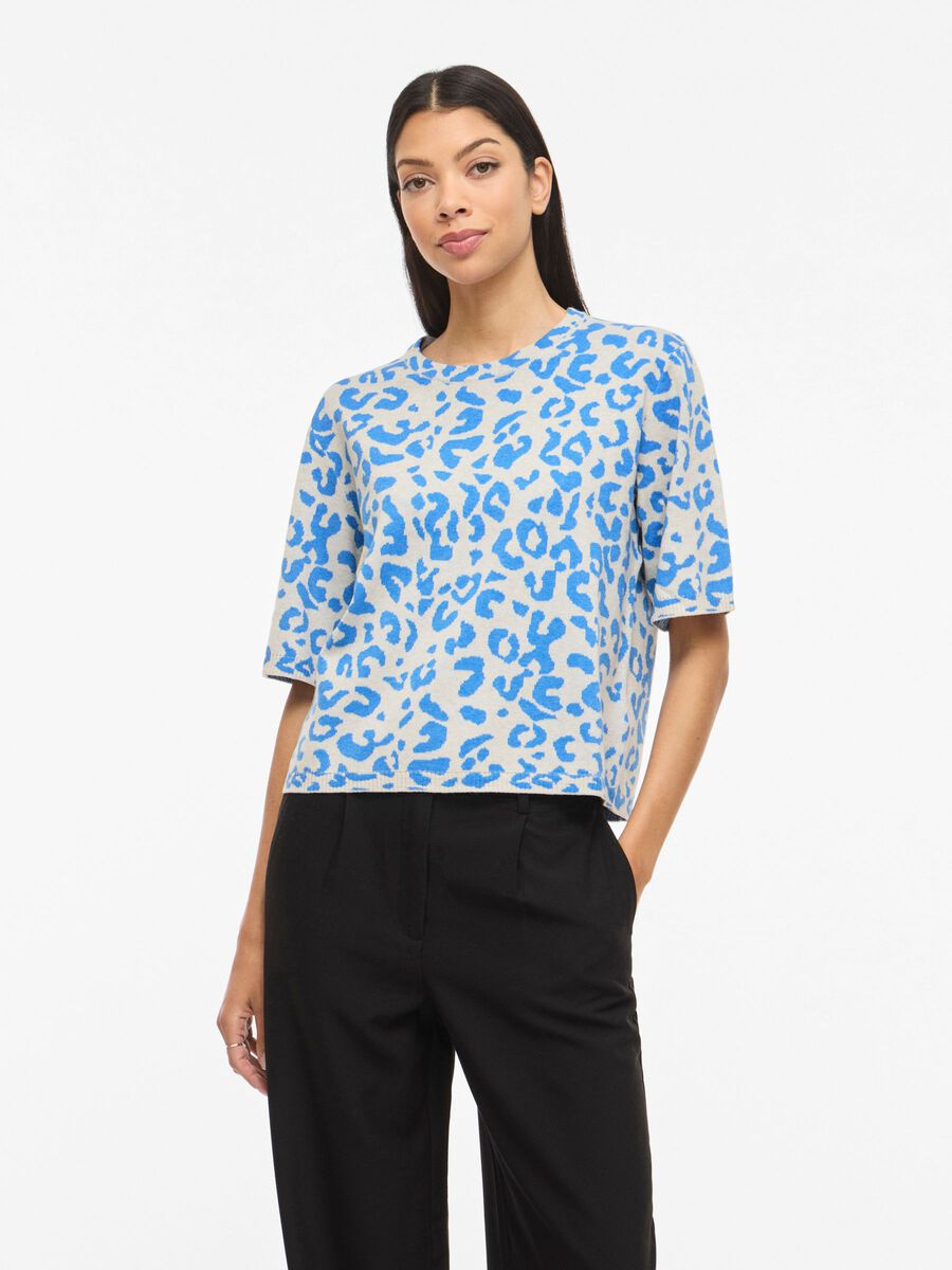 Product carousel image - VIMAYAS - MANCHES COURTES TOP EN MAILLE, Super Light Natural Melan | 1