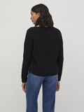 Vila V-NECK KNITTED PULLOVER, Black, highres - 14074926_Black_004.jpg