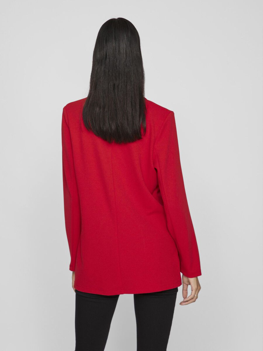 VILA ZWEIREIHIGER BLAZER, Jester Red, highres - 14105666_JesterRed_004.jpg