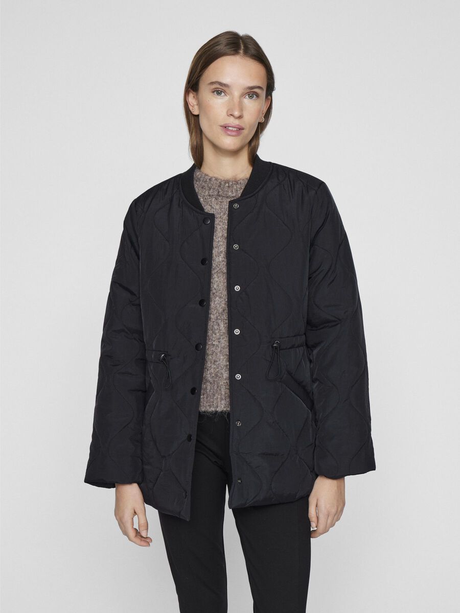 VILA QUILTED JACKET, Black, highres - 14108104_Black_003.jpg