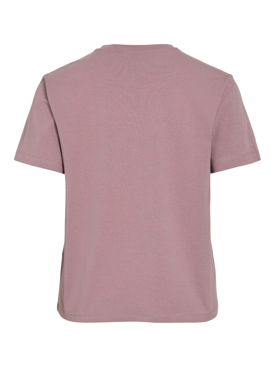 VILA VINORA ROUND NECK T-SHIRT, Toadstool, highres - 14103448_Toadstool_1209175_002.jpg