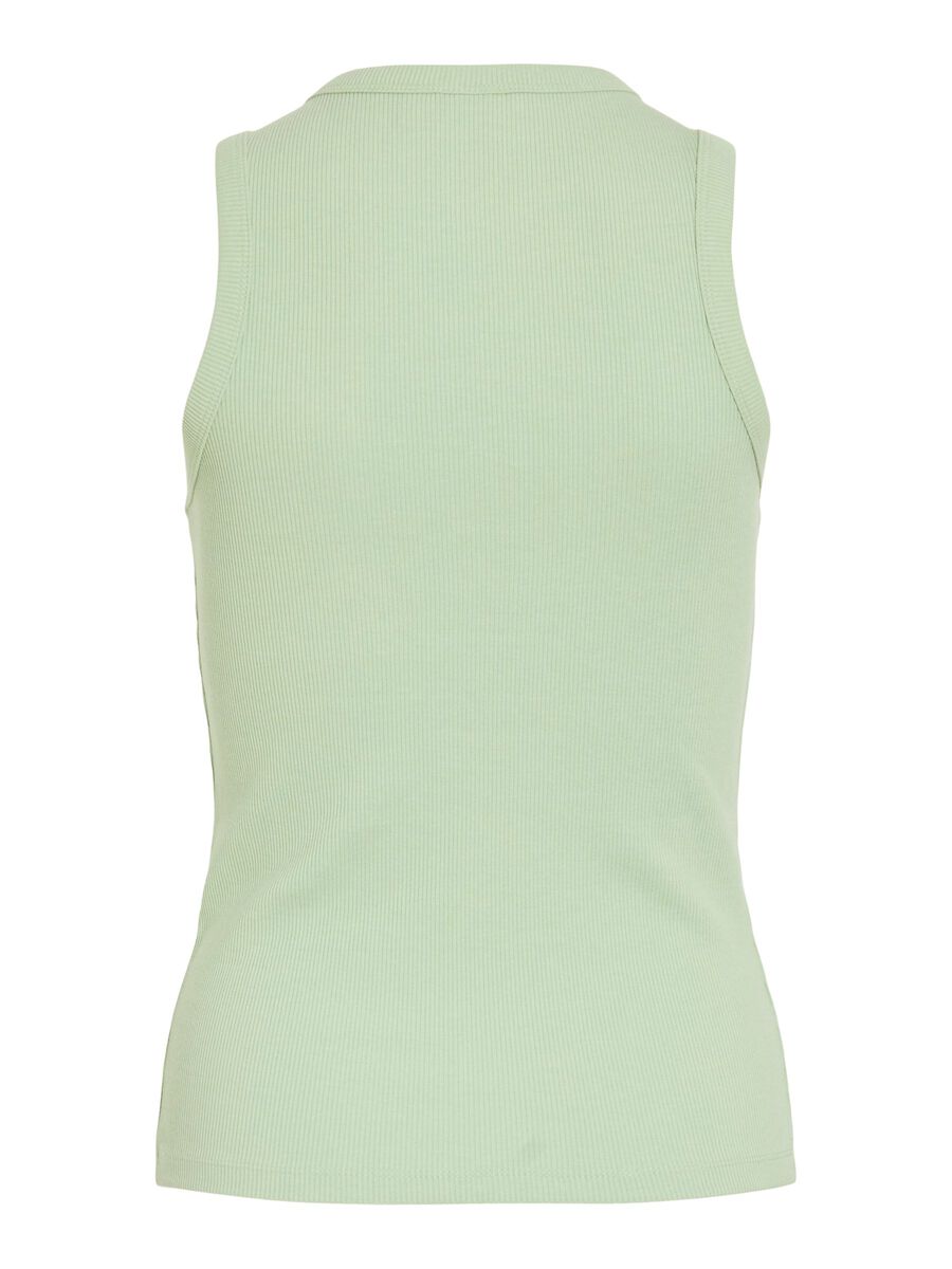 Carousel image - VISOLA OKRĄGŁY DEKOLT TOP BEZ RĘKAW&Oacute;W, Smoke Green | 6