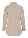 VILA VIKIMMI DE TALLA GRANDE CHAQUETA, Natural Melange, highres - 14067254_NaturalMelange_002.jpg