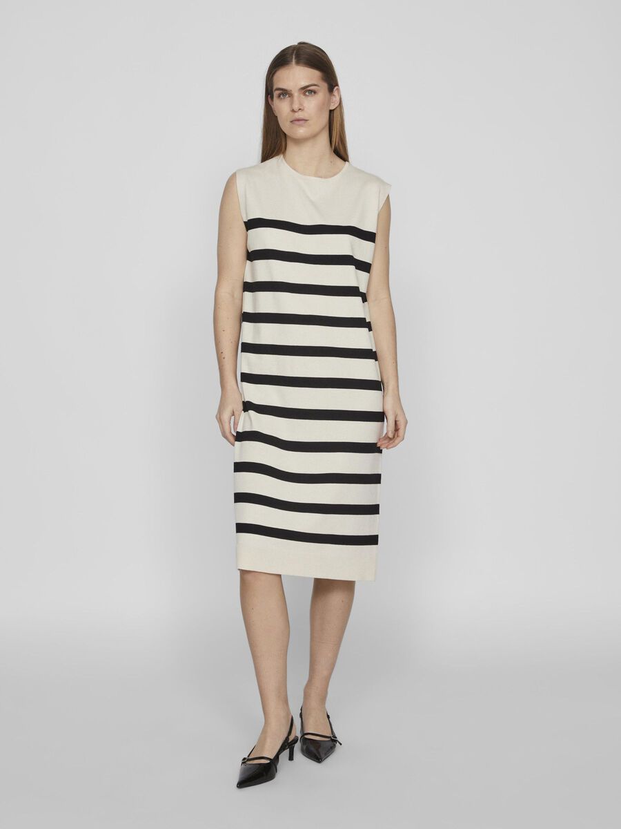 VILA SANS MANCHES ROBE MI-LONGUE, Birch, highres - 14100483_Birch_1135205_003.jpg