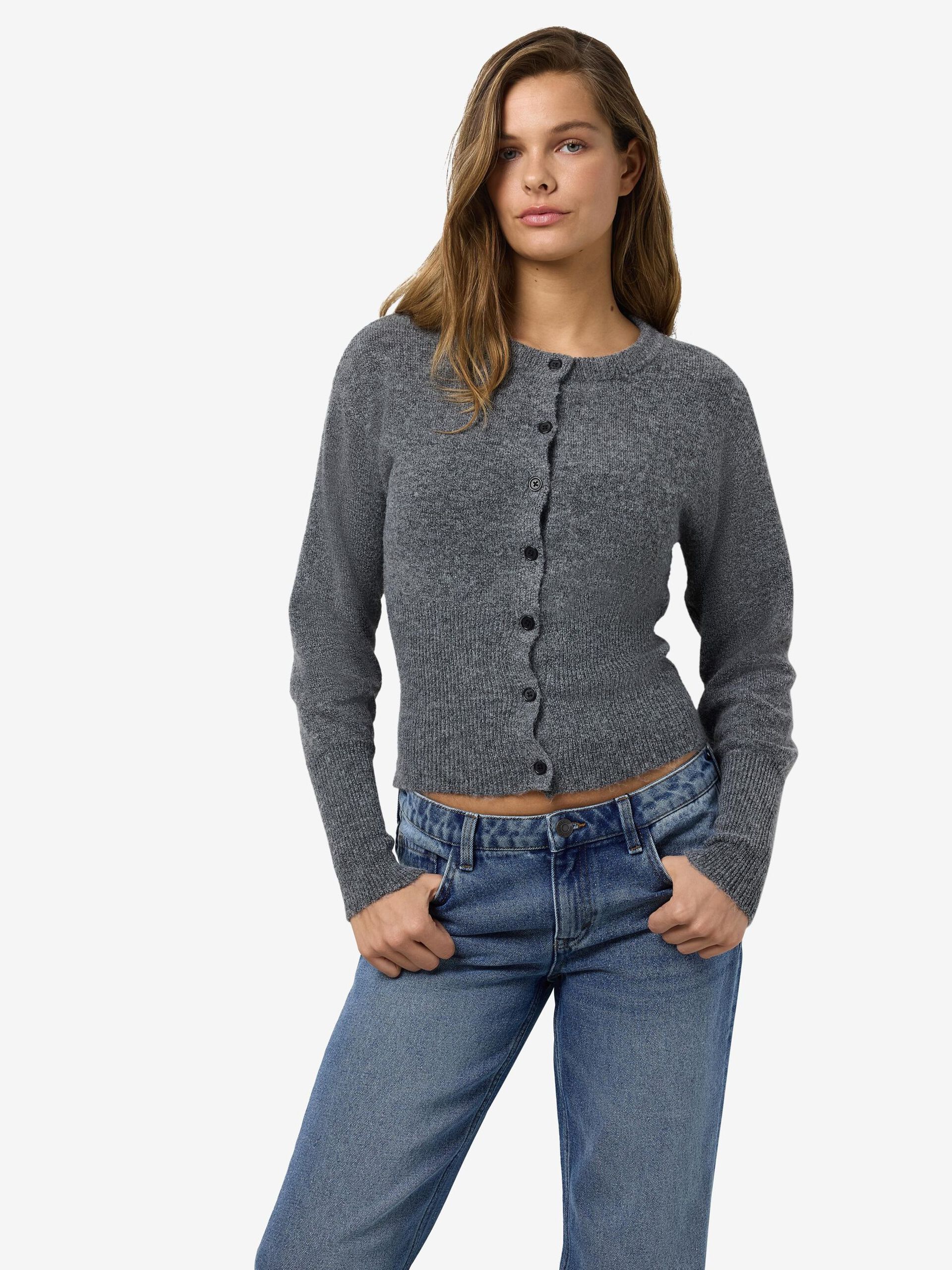 Carousel image - CARDIGAN, Medium Grey Melange | 5