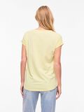 Product image thumbnail - VIDREAMERS ROUND NECK T-SHIRT, Pastel Yellow | 2