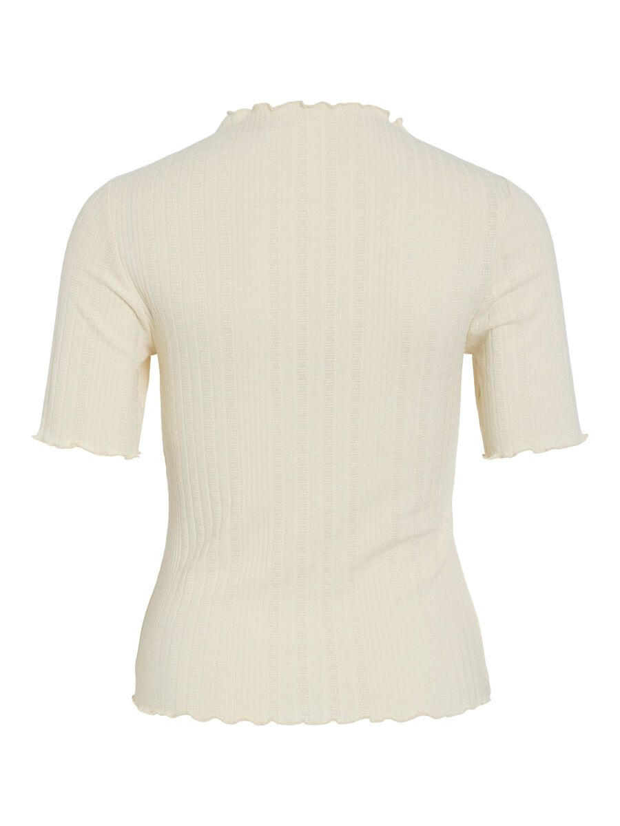 Product carousel image - VIBRADIE GOLA ALTA TOP DE MANGA CURTA, Birch | 2