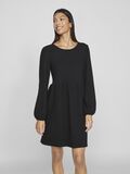 VILA LONG SLEEVED SHORT DRESS, Black, highres - 14099443_Black_003.jpg