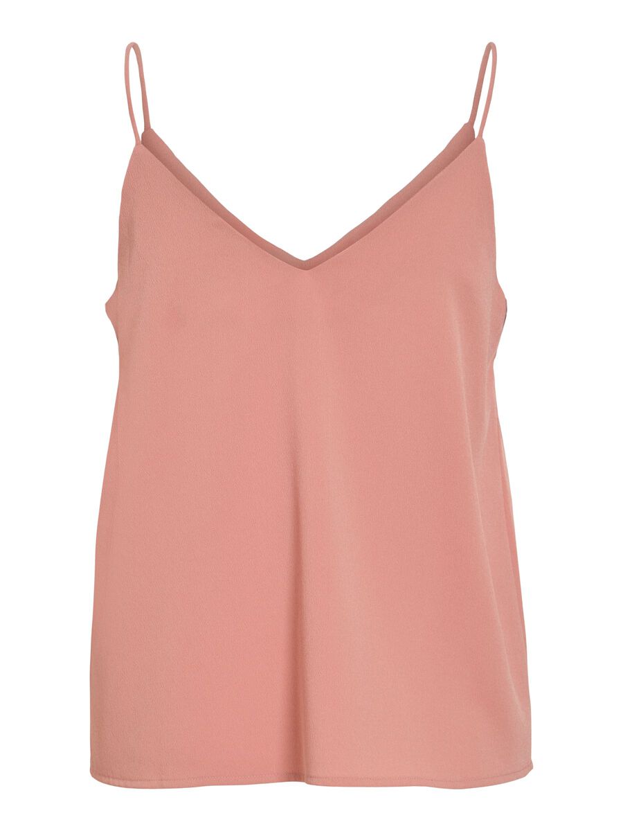 Carousel image - VIMATHILDE V-HALS TOP MET BANDJES, Old Rose | 7