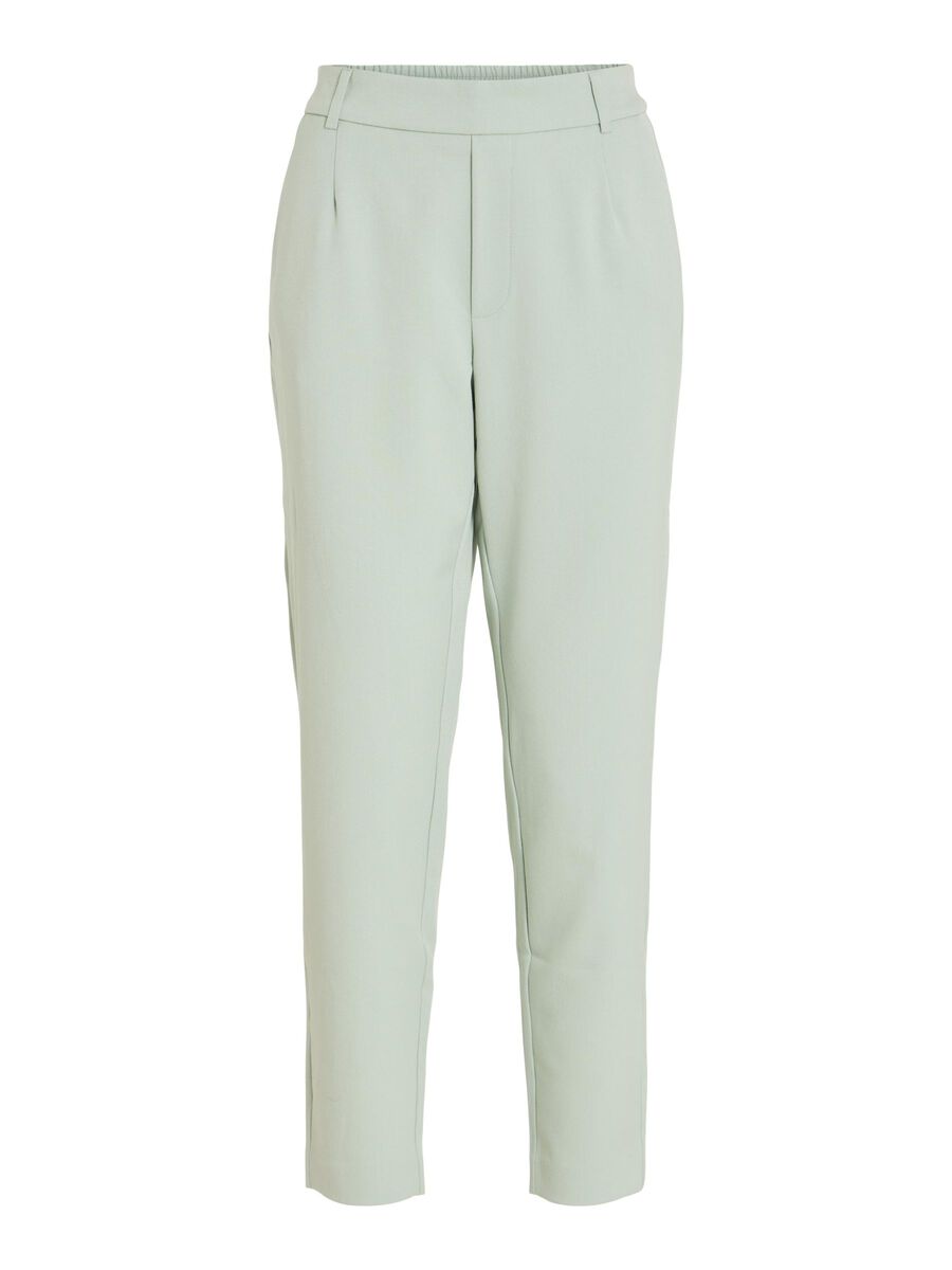 VILA VIVARONE SLIM FIT HIGH WAIST HOSE, Silt Green, highres - 14087406_SiltGreen_001.jpg