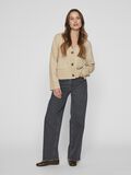 VILA V-NECK KNITTED CARDIGAN, Natural Melange, highres - 14108398_NaturalMelange_005.jpg