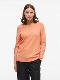 VILA VIRIL RUNDHALS STRICKPULLOVER, Cadmium Orange, highres - 14054177_CadmiumOrange_714851_003.jpg