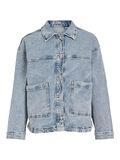 VILA VIJAF DENIM JACKET, Light Blue Denim, highres - 14108447_LightBlueDenim_1217413_001.jpg