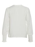 VILA V-NECK LONG SLEEVED TOP, Snow White, highres - 14109747_SnowWhite_002.jpg