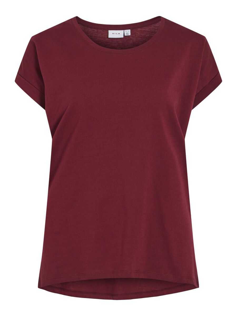 VILA VIDREAMERS RUNDHALS T-SHIRT, Cabernet, highres - 14083083_Cabernet_001.jpg