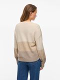 VILA VIRIL KNITTED PULLOVER, Natural Melange, highres - 14106336_NaturalMelange_1196995_004.jpg