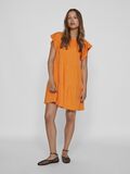 Vila SHORT-SLEEVED SHORT DRESS, Sun Orange, highres - 14087541_SunOrange_005.jpg