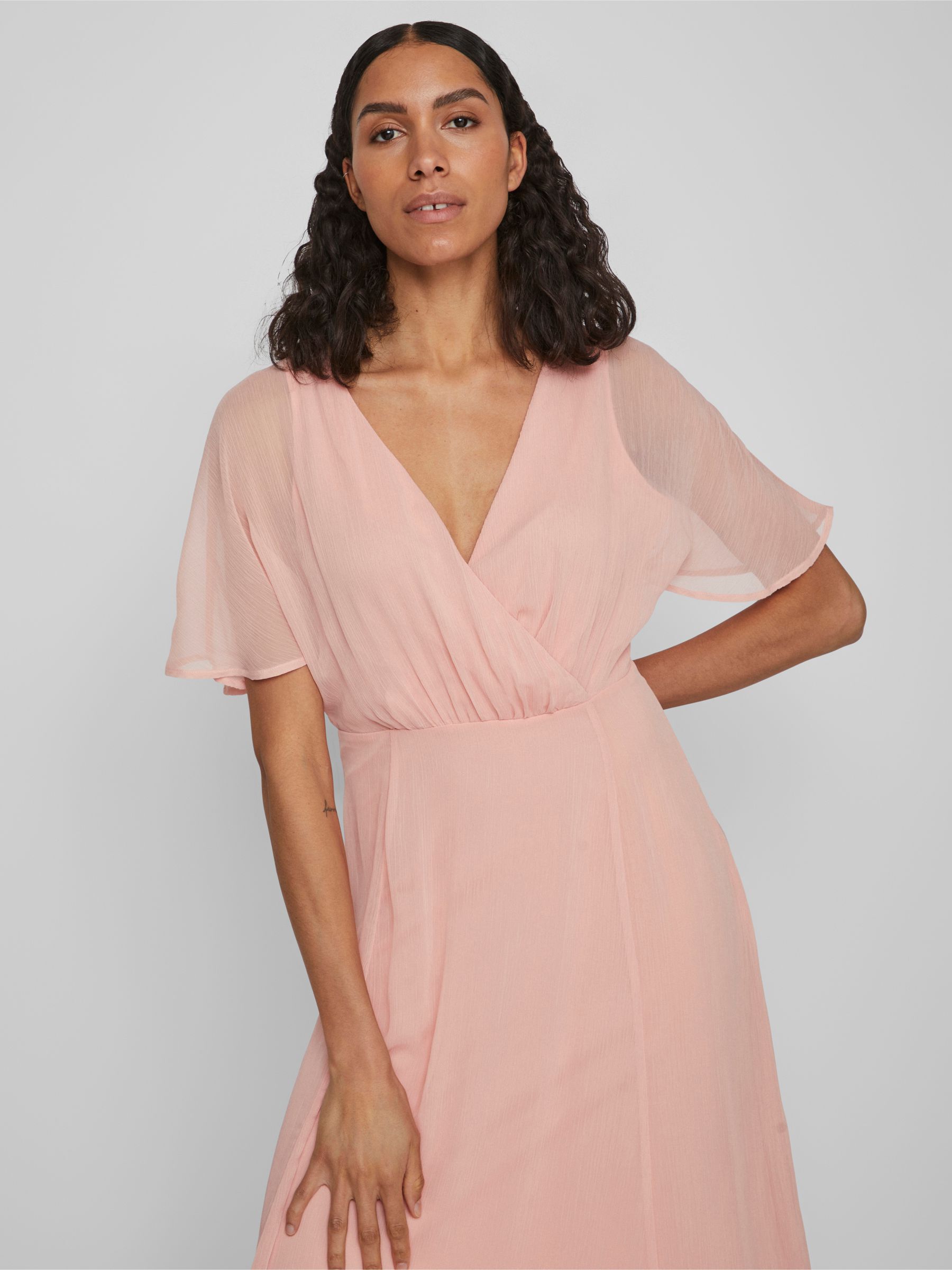 Vila discount pink dress
