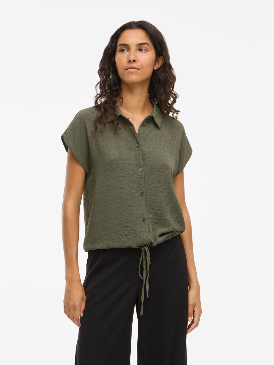 VILA VISURASHIL SHORT SLEEVED SHIRT, Deep Depths, highres - 14108930_DeepDepths_003.jpg