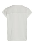 VILA VIELLETTE MESH SHORT SLEEVED TOP, Snow White, highres - 14101088_SnowWhite_002.jpg