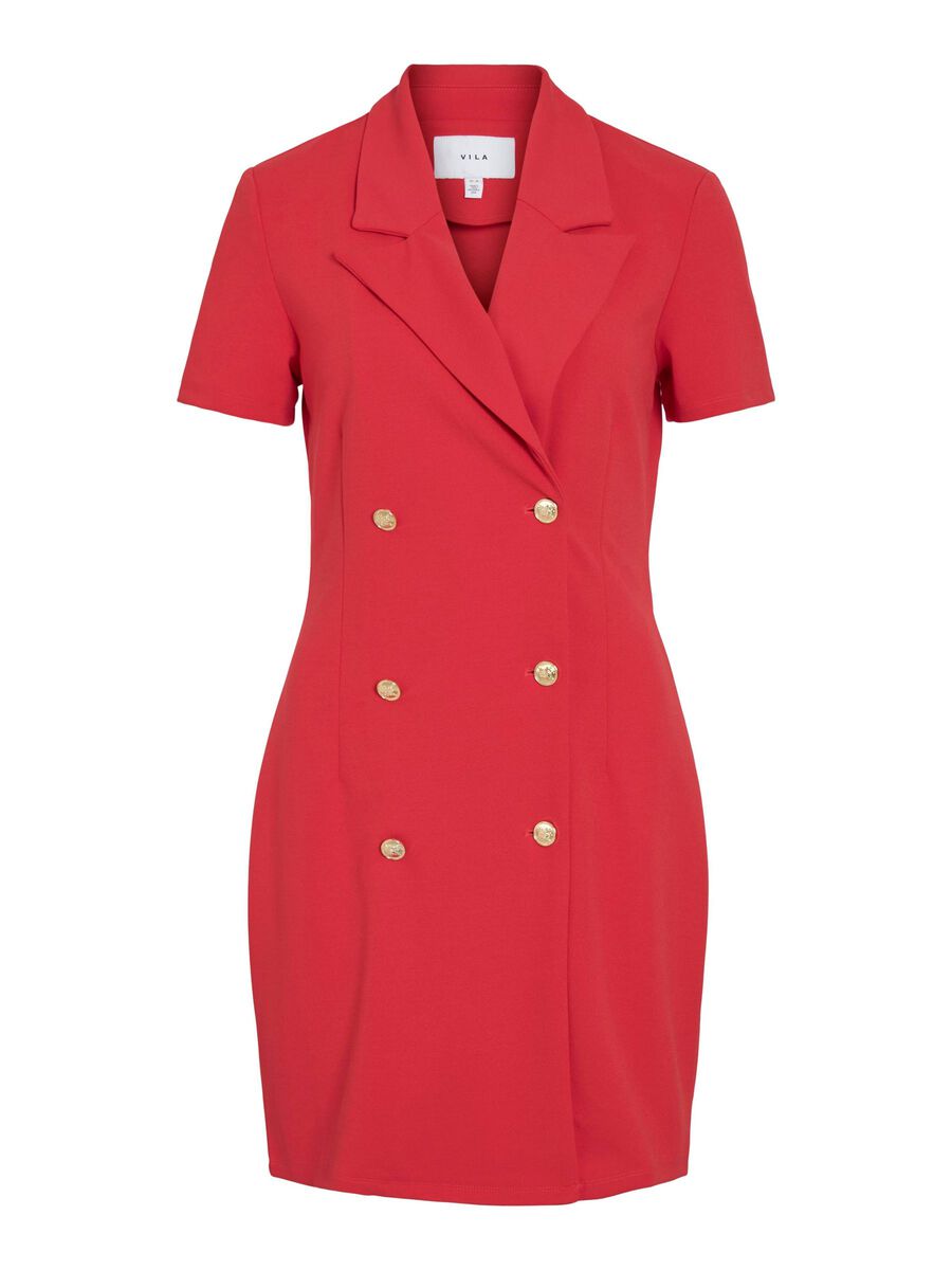 VILA VICLARA KURZES BLAZERKLEID, Mars Red, highres - 14114539_MarsRed_001.jpg