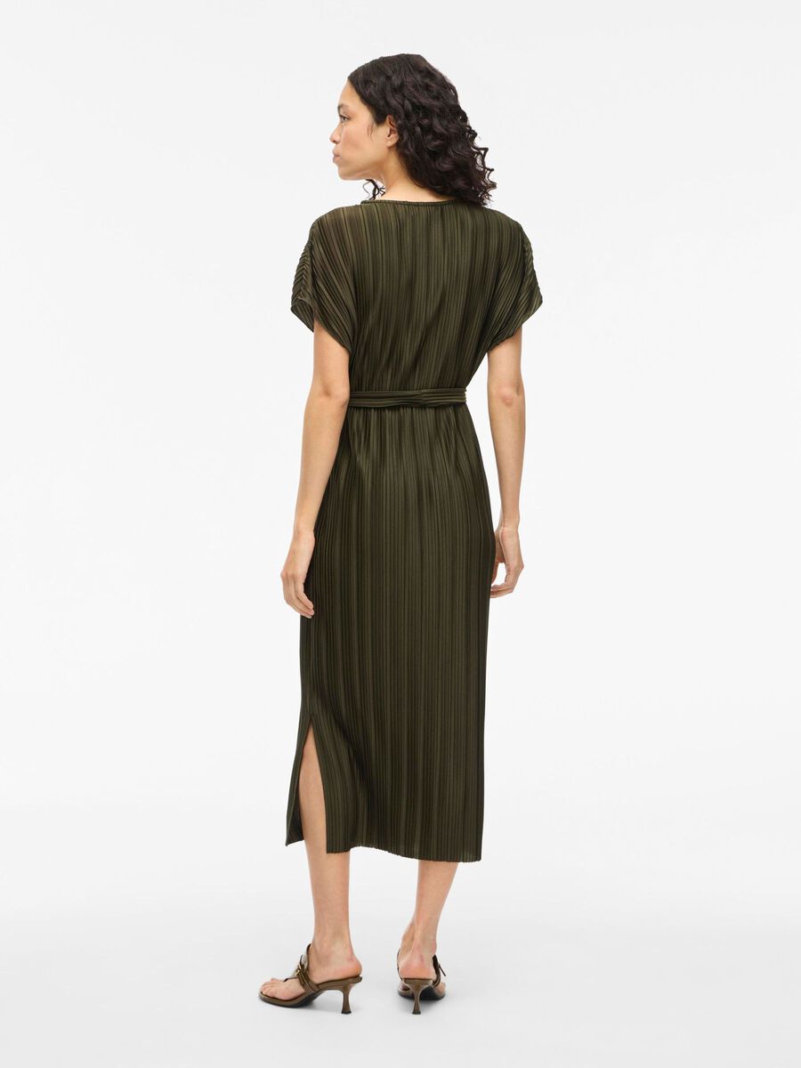 VILA VITAHLIA SHORT SLEEVED MIDI DRESS, Deep Depths, highres - 14108027_DeepDepths_004.jpg