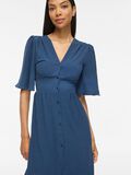 Product image thumbnail - VISKOV SHORT SLEEVED SHORT DRESS, Dark Denim | 3