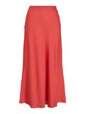 VILA VIELLETTE HIGH WAIST MIDI SKIRT, Paprika, highres - 14084182_Paprika_001.jpg