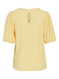 VILA SCOLLO ROTONDO TOP A MANICHE CORTE, Pale Banana, highres - 14101667_PaleBanana_002.jpg