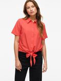 VILA FRONT KNOT SHORT SLEEVED SHIRT, Dubarry, highres - 14096244_Dubarry_007.jpg