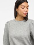VILA VIREFLECT 3/4 SLEEVED SWEATSHIRT, Light Grey Melange, highres - 14112387_LightGreyMelange_006.jpg