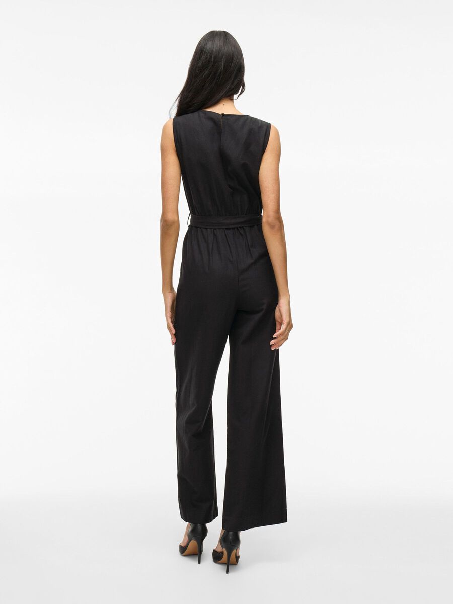 VILA VIPRISILLA SLEEVELESS JUMPSUIT, Black Beauty, highres - 14104792_BlackBeauty_004.jpg