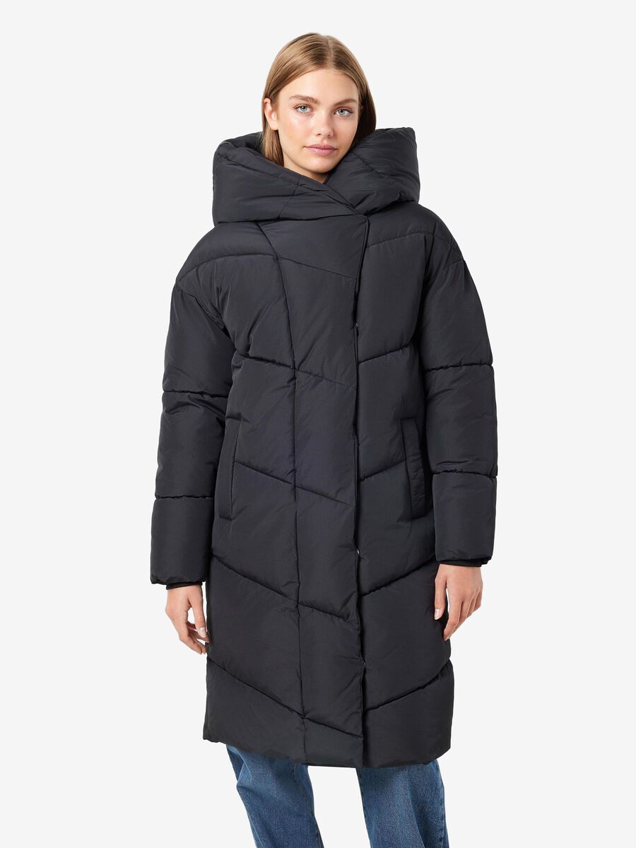 Carousel image - NMTALLY LONG PUFFER JACKET, Black | 5