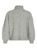 Vila À COL MONTANT PULL EN MAILLE, Light Grey Melange, highres - 14089446_LightGreyMelange_002.jpg