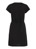 Vila TIE WAIST SHORT DRESS, Black, highres - 14085170_Black_002.jpg