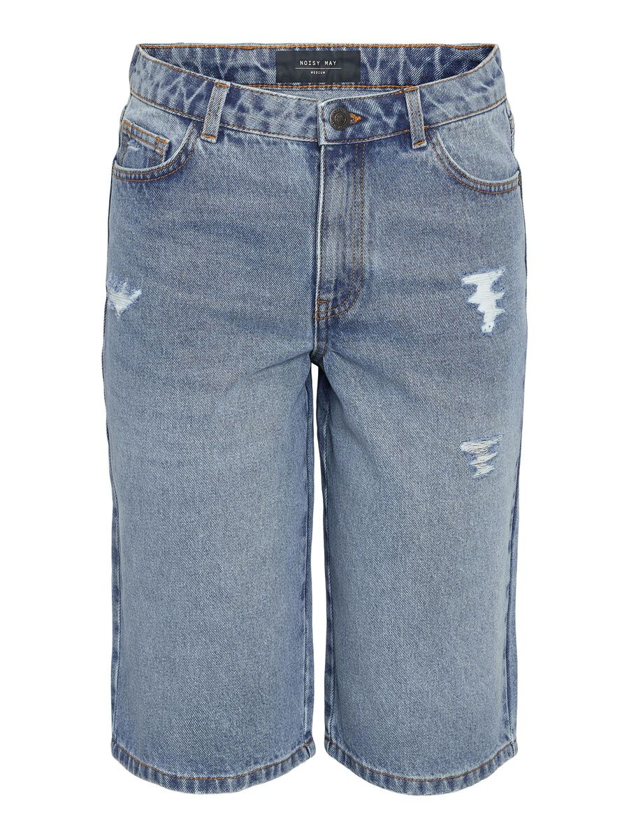 Noisy May DESTROYED DENIM SHORTS, Light Blue Denim, highres - 27034305_LightBlueDenim_001.jpg