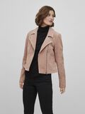 Vila SUEDE BIKER JACKET, Café au Lait, highres - 14088772_CafAuLait_003.jpg