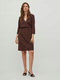 Vila 3/4 SLEEVED WRAP DRESS, Black, highres - 14075815_Black_980977_005.jpg