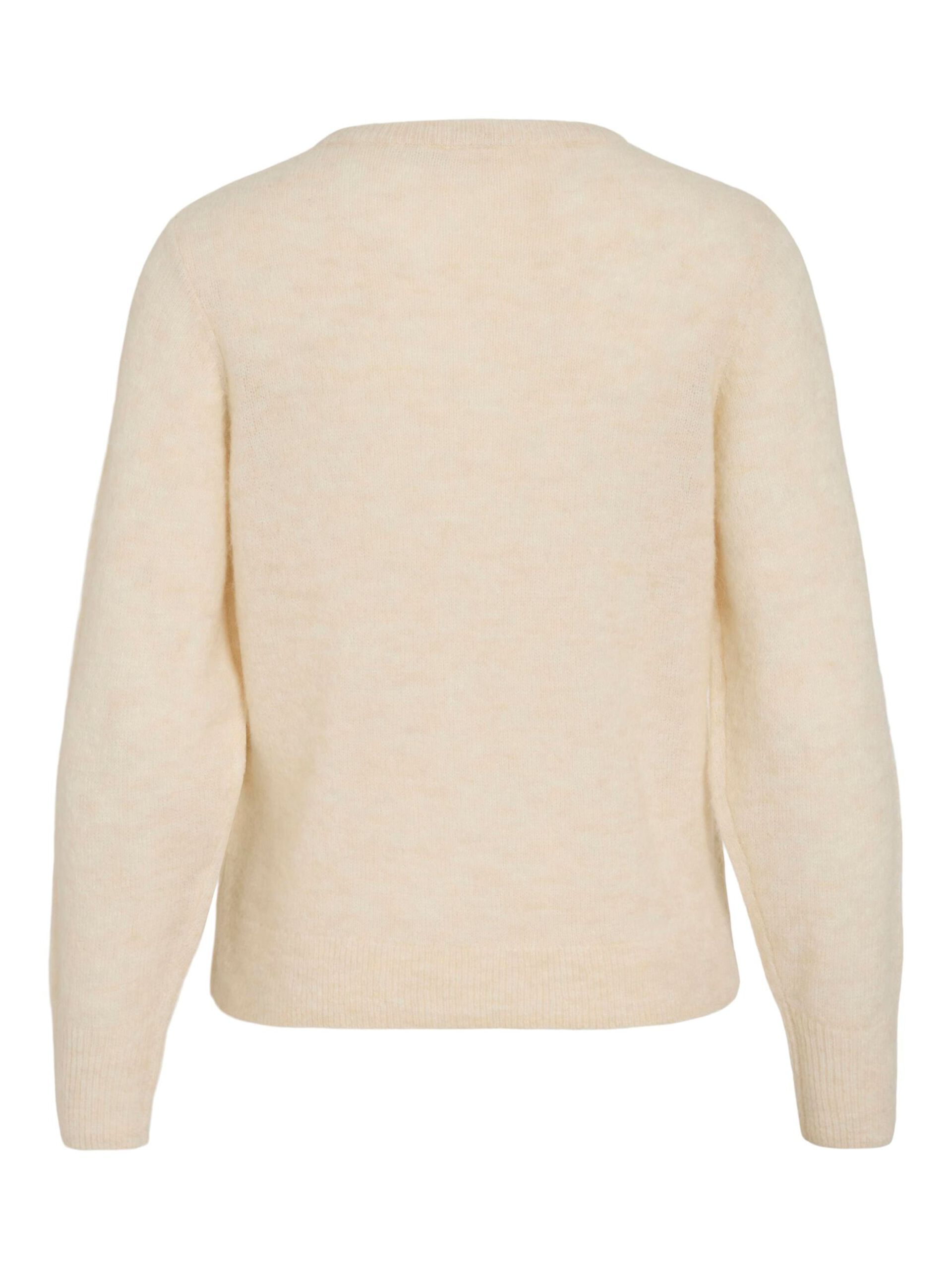 Carousel image - VILORY ROUND NECK KNITTED PULLOVER, Sandshell | 6