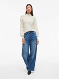 Product image thumbnail - VIKERRY HIGH NECK KNITTED PULLOVER, Cloud Dancer | 4
