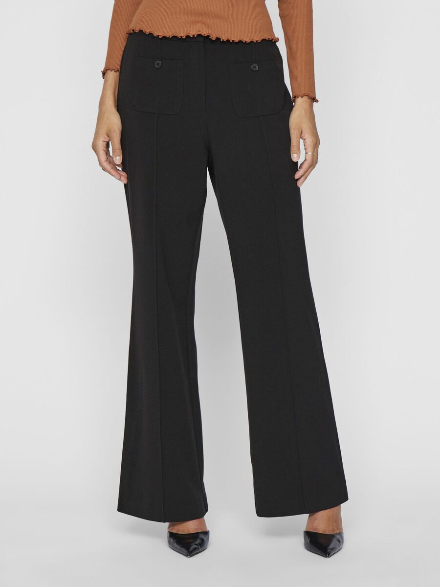 VILA TAILORED TROUSERS, Black, highres - 14107446_Black_003.jpg
