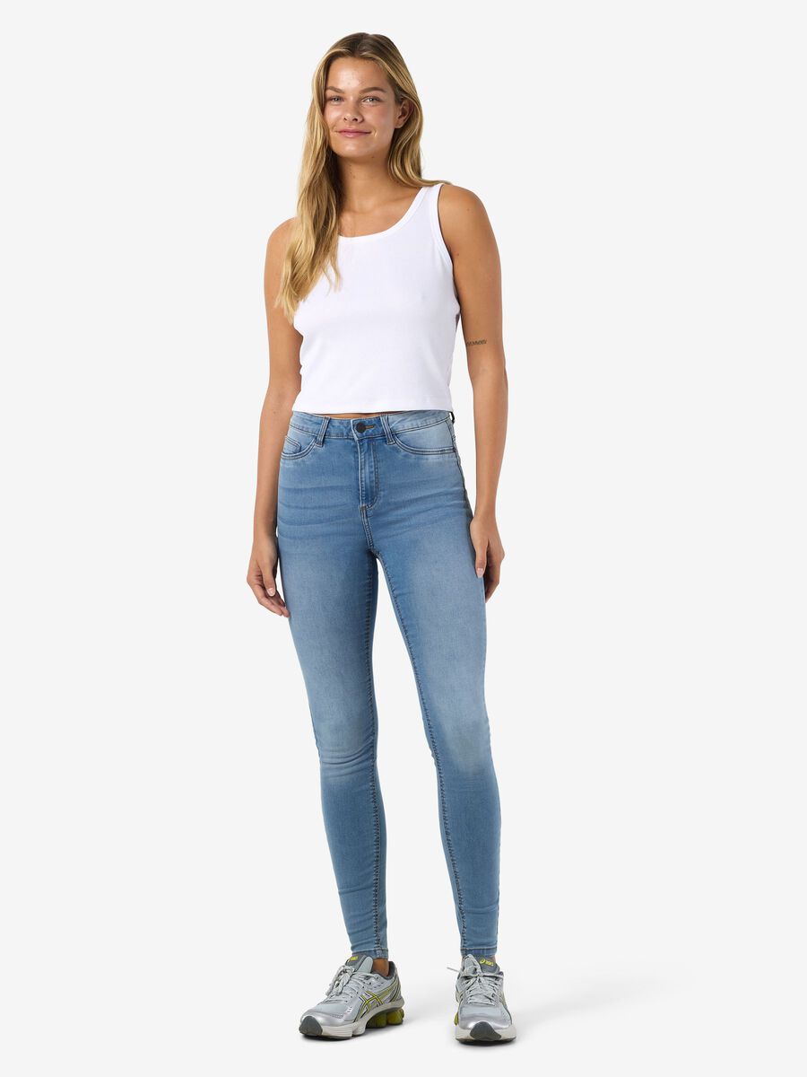 Product carousel image - NMCALLIE SKINNY FIT JEANS, Light Blue Denim | 2