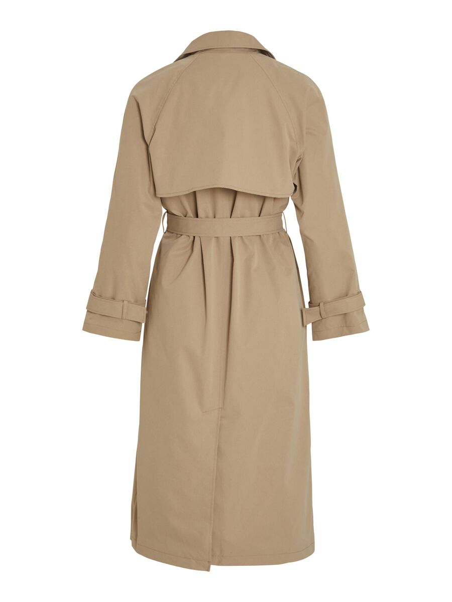 VILA CLASSIC TRENCHCOAT, Cornstalk, highres - 14083458_Cornstalk_002.jpg